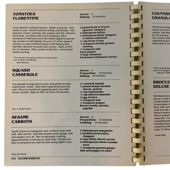 Winterthurs Culinary Collection Cookbook 3rd Edition 1985 Spiral Bound Recipes - Picture 10 of 13